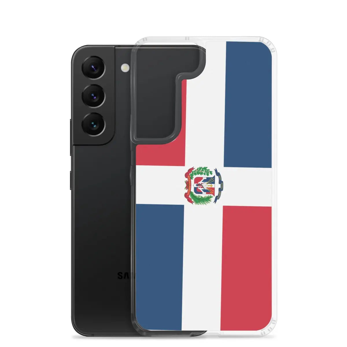 Coque téléphone drapeau de la république dominicaine - pixelforma