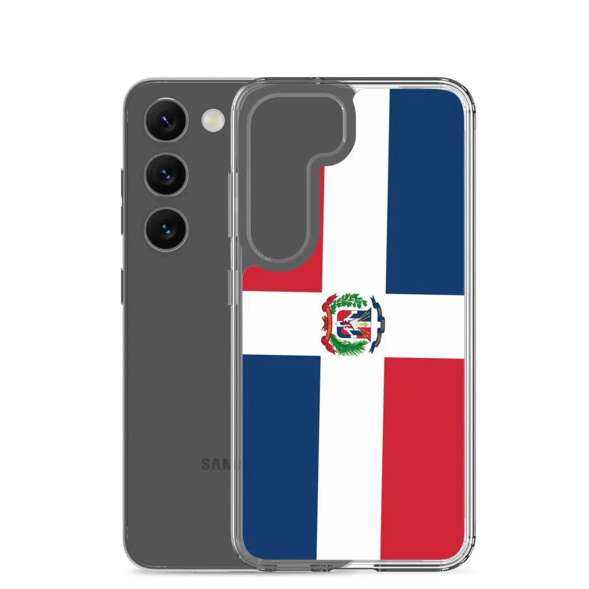 Coque téléphone drapeau de la république dominicaine - pixelforma