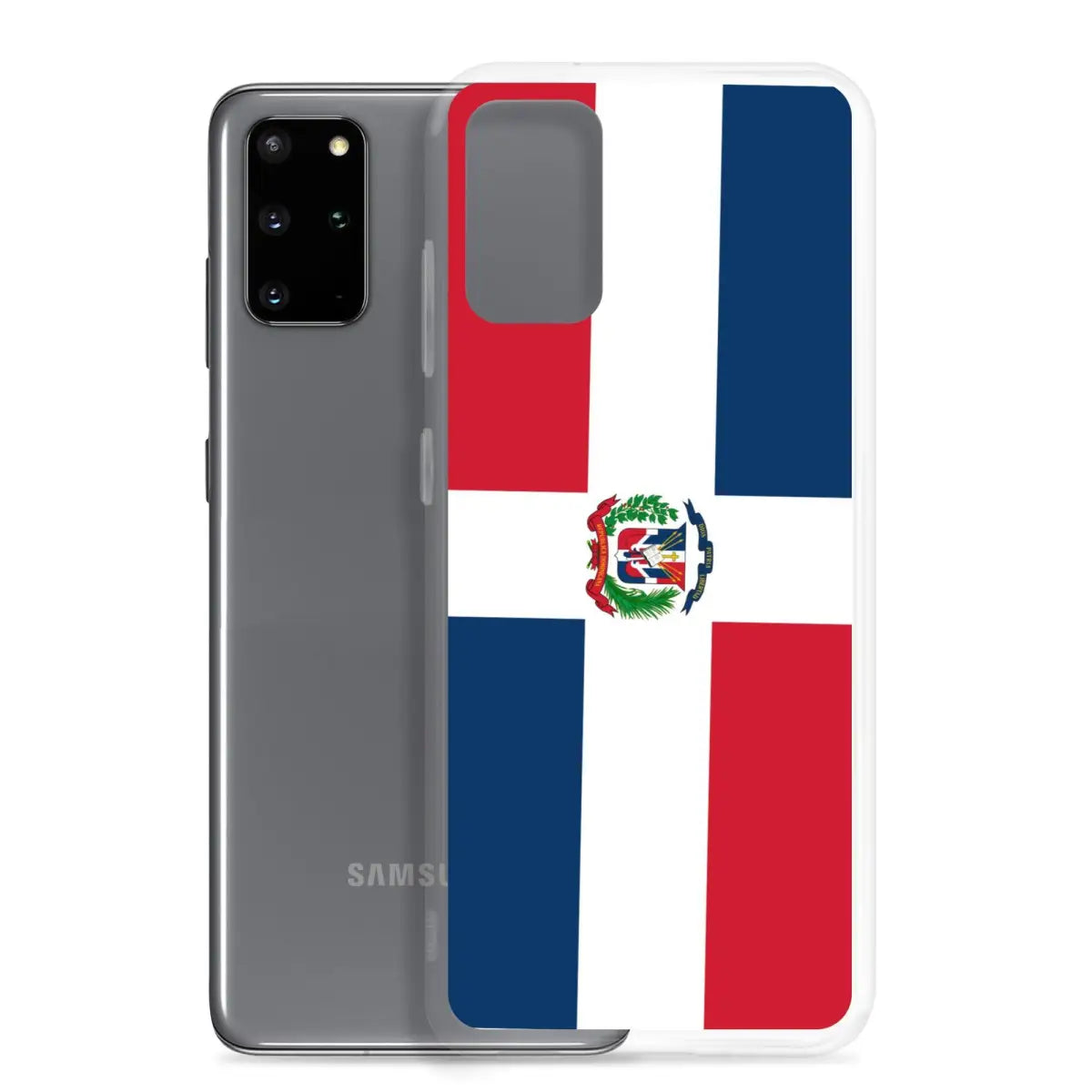 Coque téléphone drapeau de la république dominicaine - pixelforma