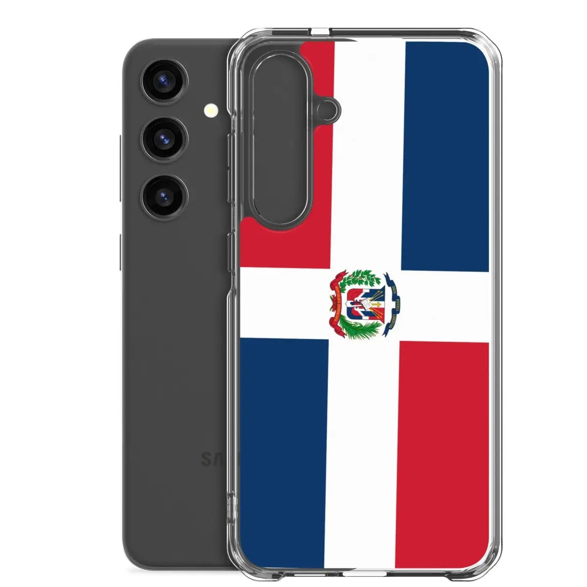 Coque téléphone drapeau de la république dominicaine - pixelforma