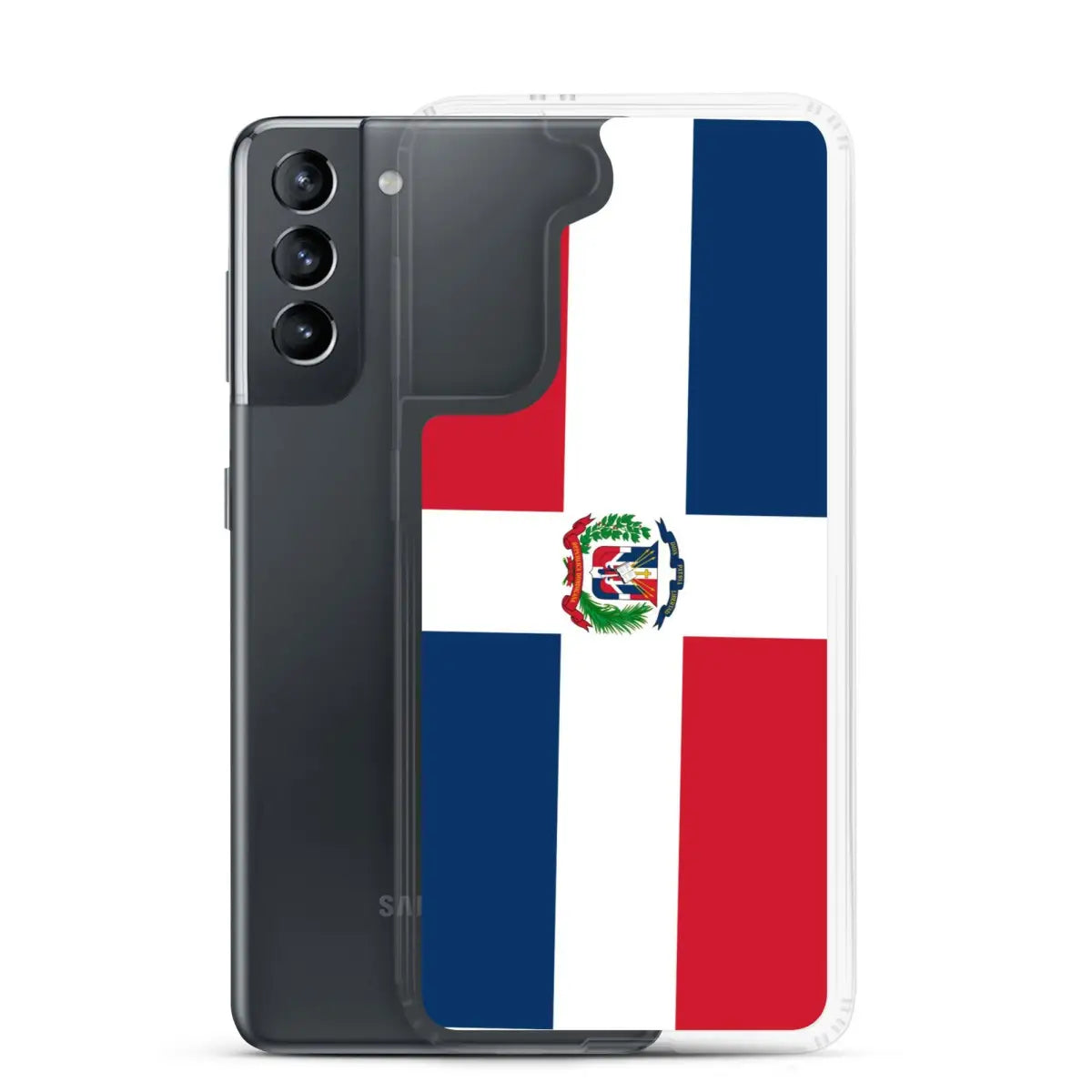 Coque téléphone drapeau de la république dominicaine - pixelforma