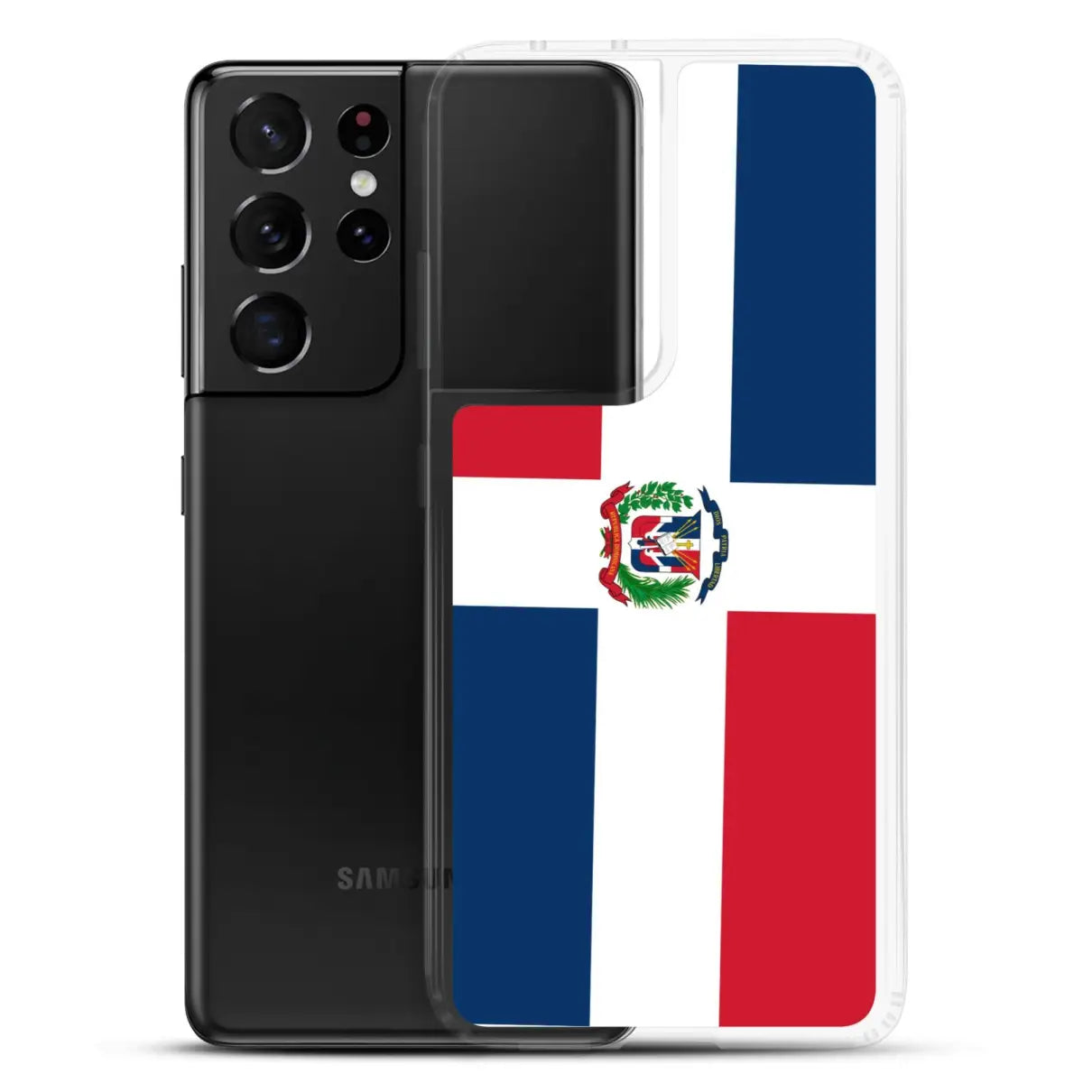 Coque téléphone drapeau de la république dominicaine - pixelforma
