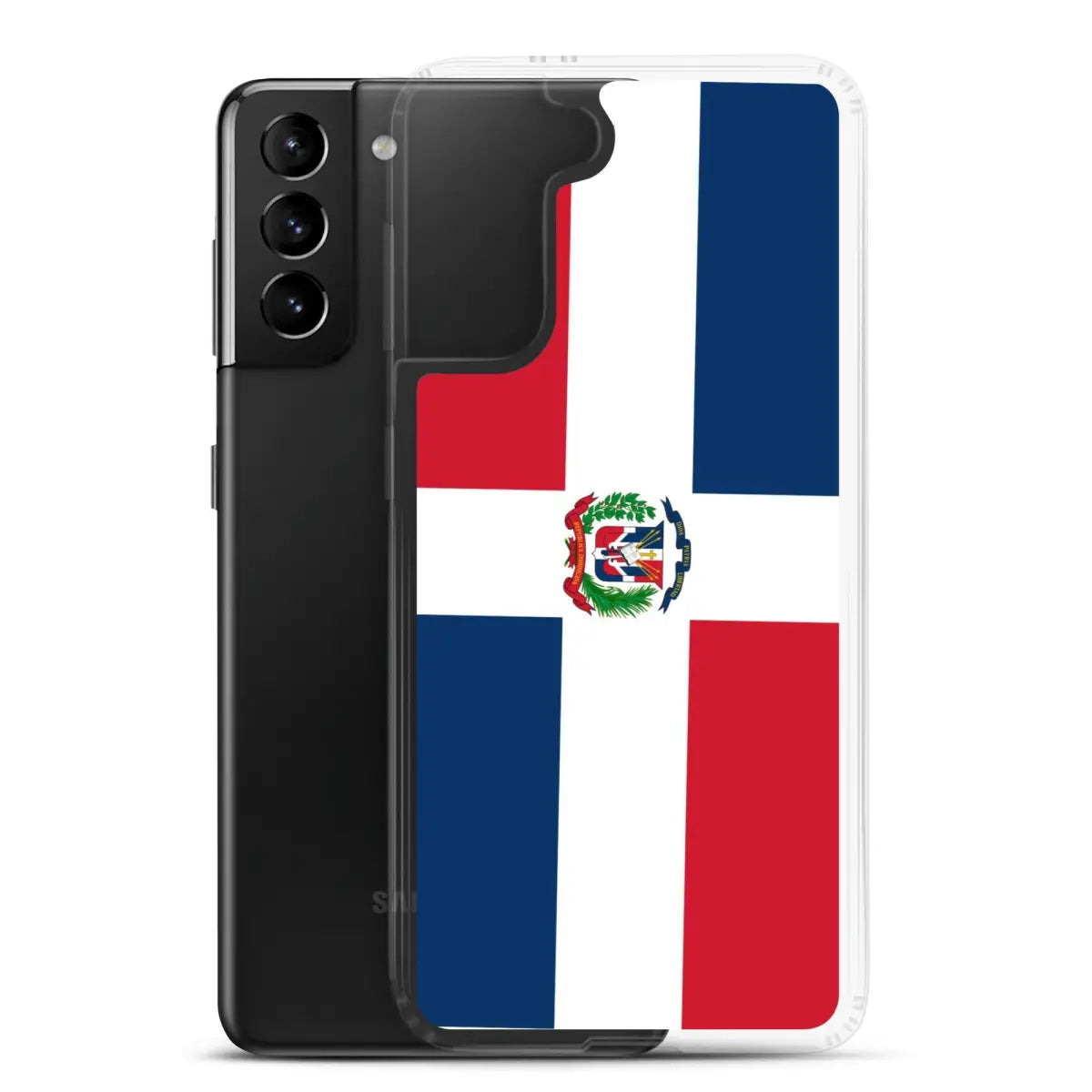 Coque téléphone drapeau de la république dominicaine - pixelforma
