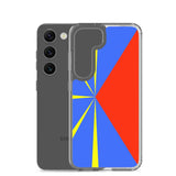 Coque téléphone drapeau de la réunion - pixelforma