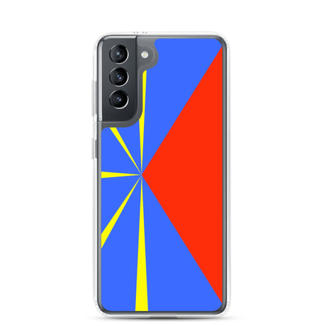 Coque Téléphone Drapeau de La Réunion - Pixelforma