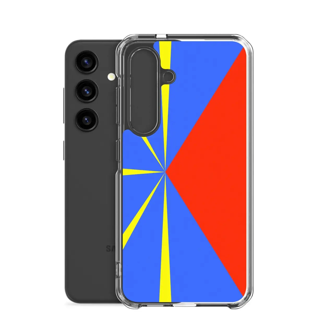 Coque téléphone drapeau de la réunion - pixelforma