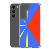 Coque téléphone drapeau de la réunion - pixelforma