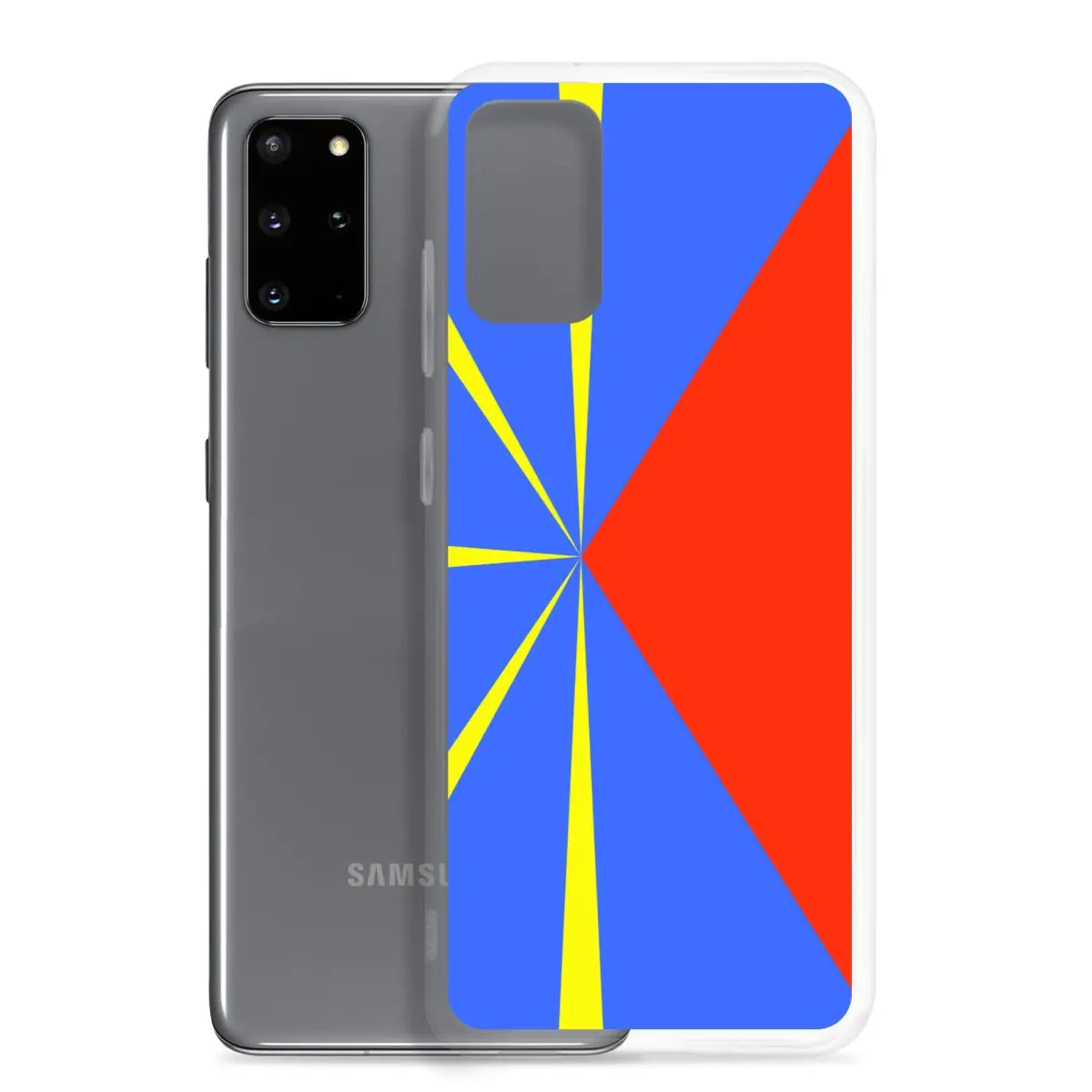 Coque téléphone drapeau de la réunion - pixelforma