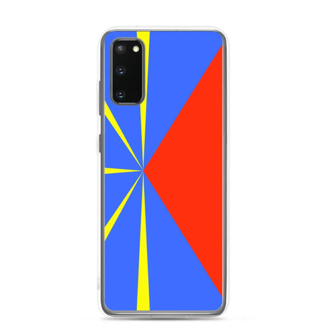 Coque téléphone drapeau de la réunion - pixelforma