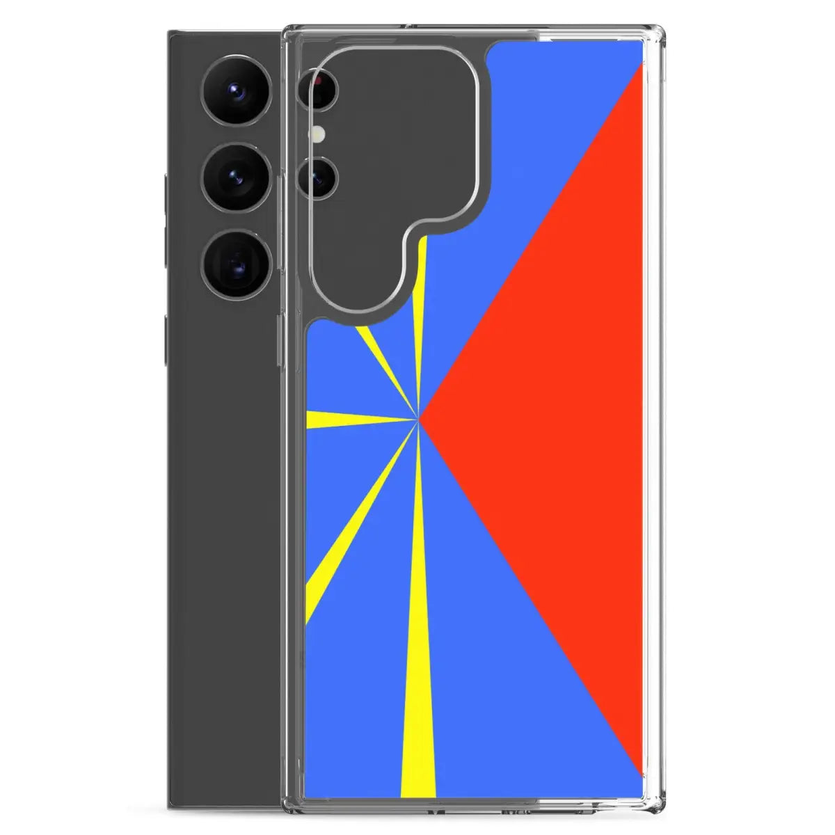 Coque téléphone drapeau de la réunion - pixelforma