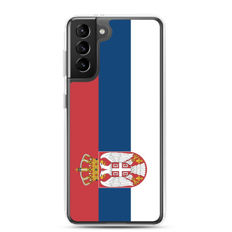 Coque Téléphone Drapeau de la Serbie - Pixelforma