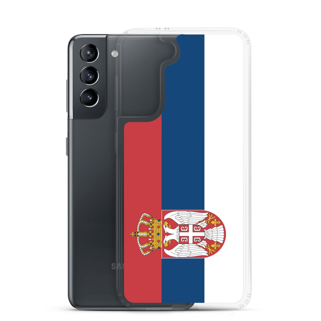 Coque Téléphone Drapeau de la Serbie - Pixelforma