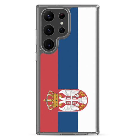 Coque Téléphone Drapeau de la Serbie - Pixelforma