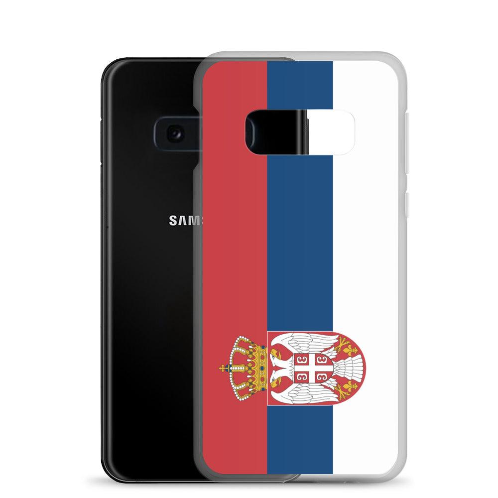 Coque Téléphone Drapeau de la Serbie - Pixelforma