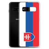 Coque Téléphone Drapeau de la Slovaquie - Pixelforma