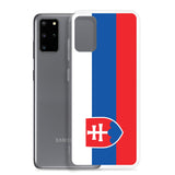 Coque Téléphone Drapeau de la Slovaquie - Pixelforma