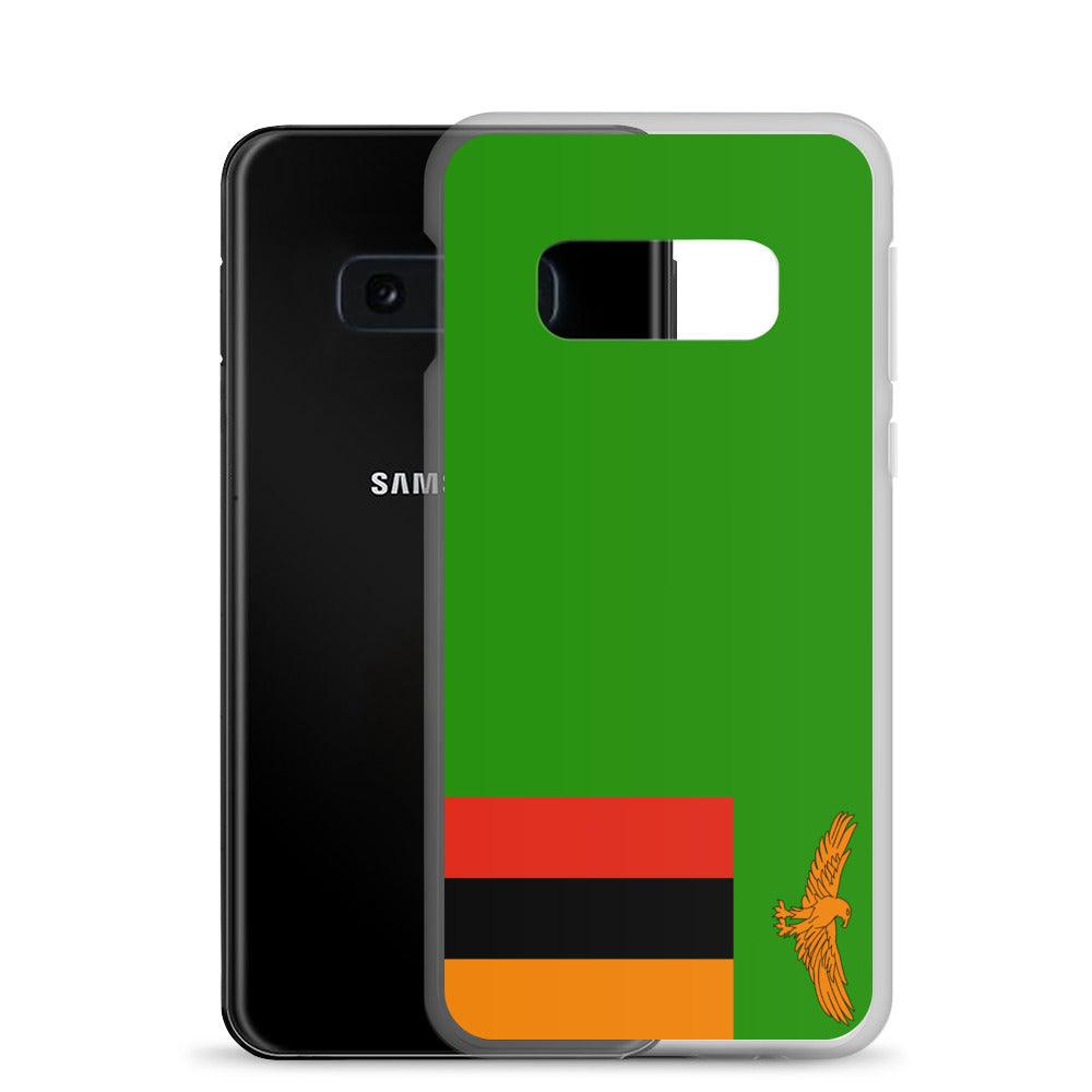 Coque Téléphone Drapeau de la Zambie - Pixelforma