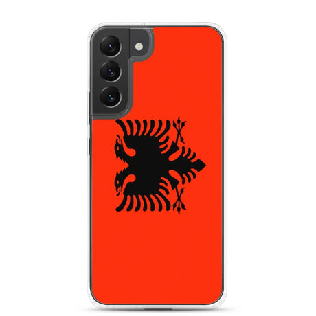 Coque téléphone drapeau de l’albanie - pixelforma