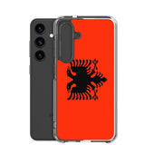 Coque téléphone drapeau de l’albanie - pixelforma