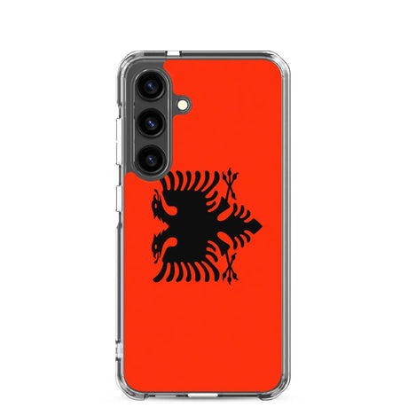 Coque téléphone drapeau de l’albanie - pixelforma