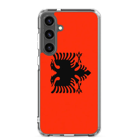 Coque téléphone drapeau de l’albanie - pixelforma