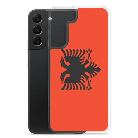 Coque téléphone drapeau de l’albanie - pixelforma