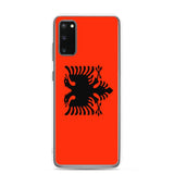 Coque téléphone drapeau de l’albanie - pixelforma