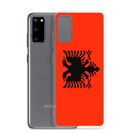Coque téléphone drapeau de l’albanie - pixelforma