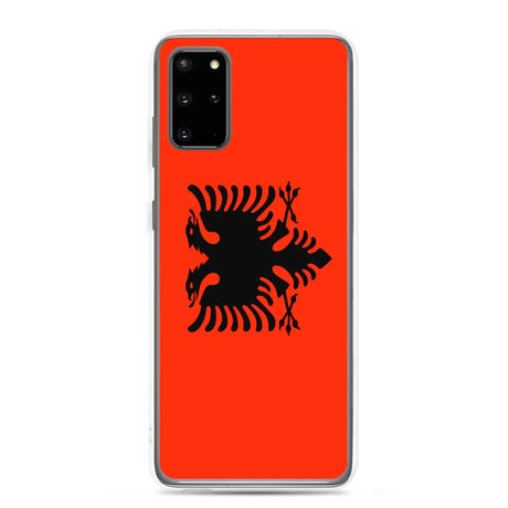 Coque téléphone drapeau de l’albanie - pixelforma