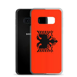 Coque téléphone drapeau de l’albanie - pixelforma