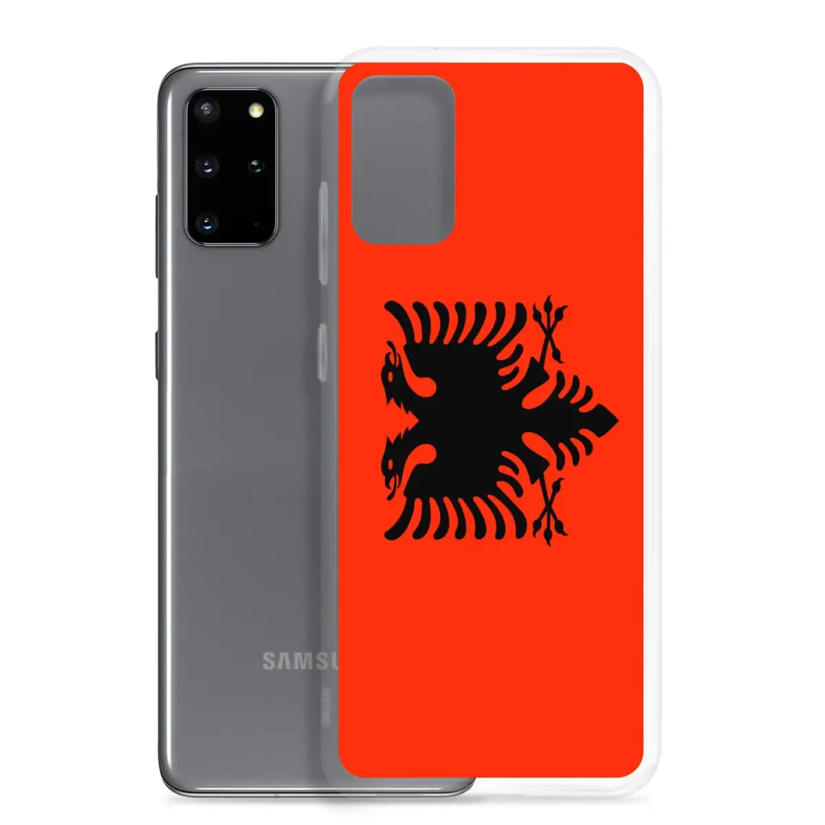 Coque Téléphone Drapeau de l'Albanie - Pixelforma 