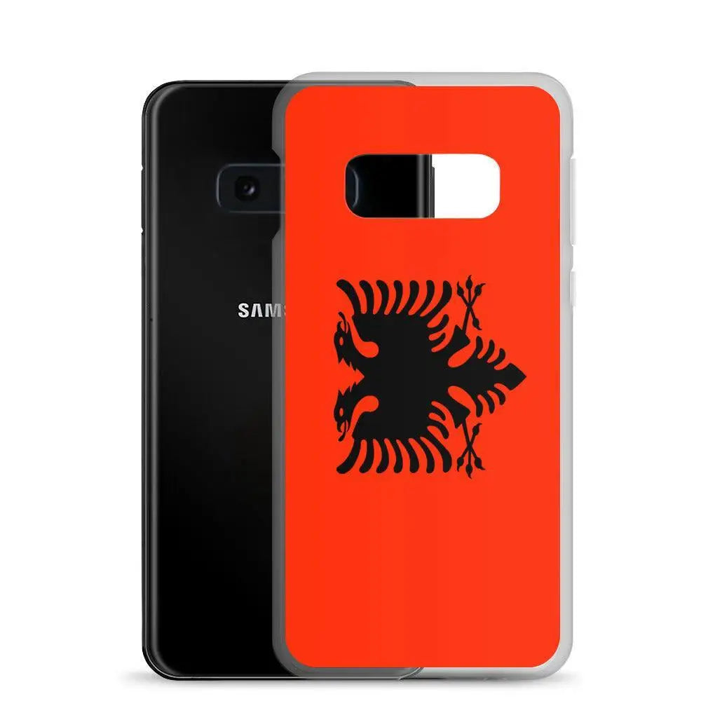 Coque Téléphone Drapeau de l'Albanie - Pixelforma 