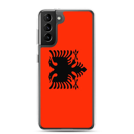 Coque Téléphone Drapeau de l'Albanie - Pixelforma 