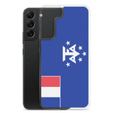 Coque téléphone drapeau de l’antarctique française - pixelforma