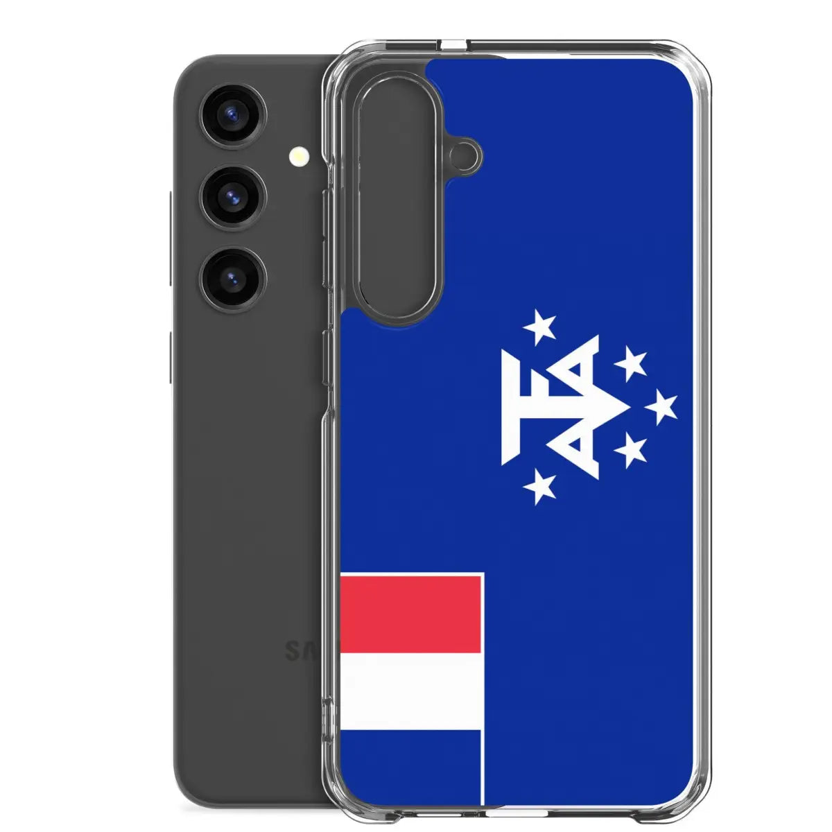 Coque téléphone drapeau de l’antarctique française - pixelforma