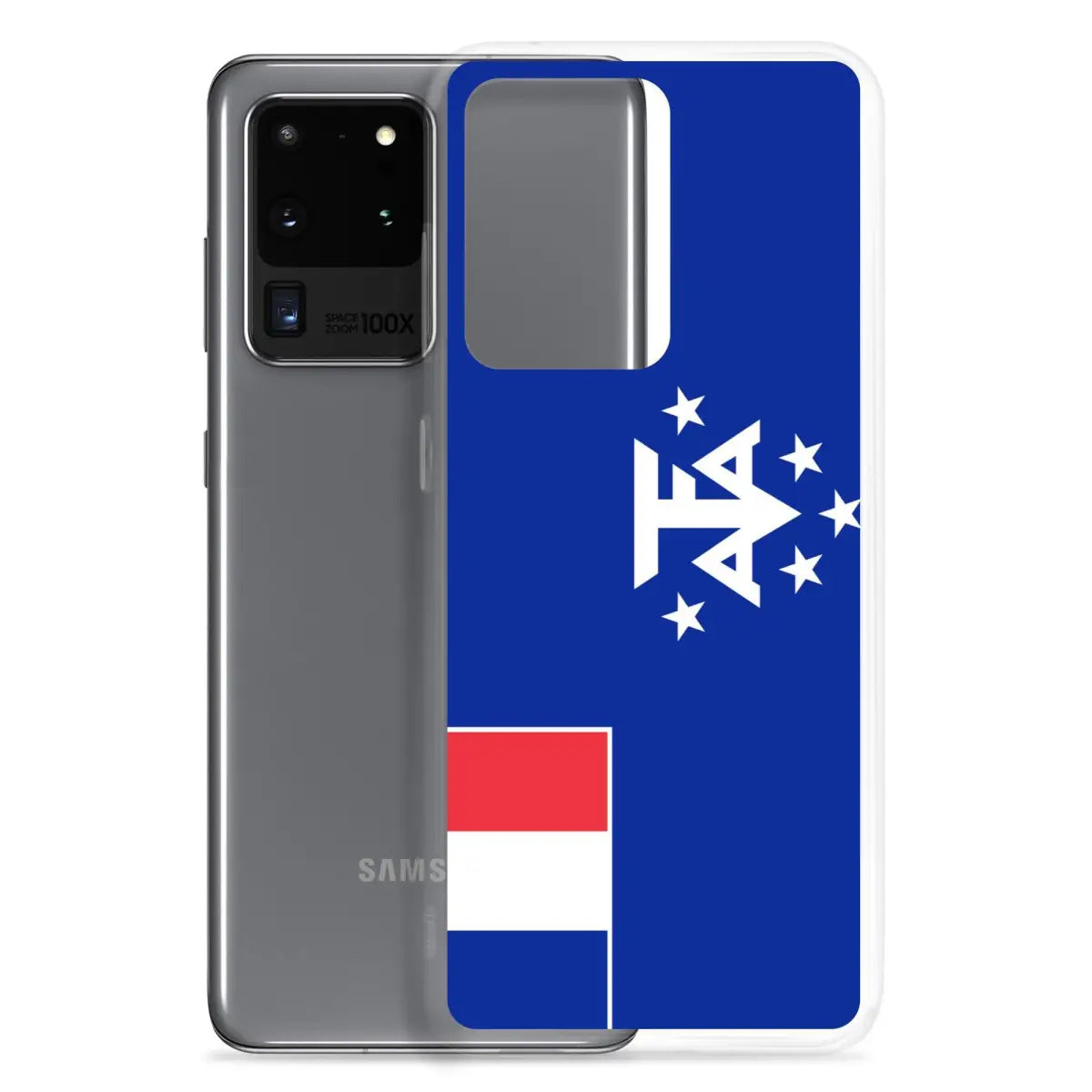 Coque téléphone drapeau de l’antarctique française - pixelforma
