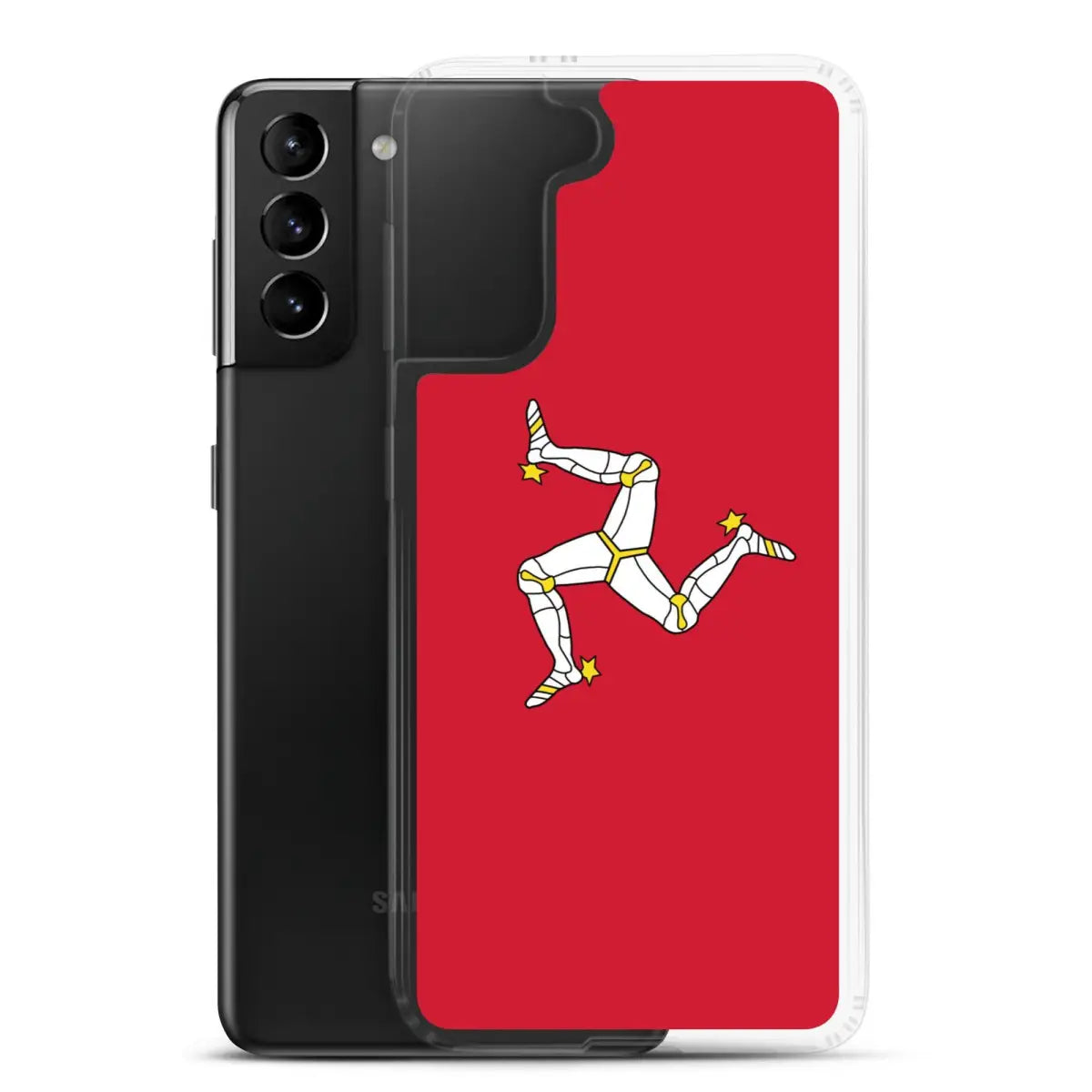 Coque téléphone drapeau de l’île de man - pixelforma