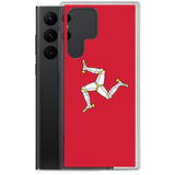 Coque téléphone drapeau de l’île de man - pixelforma