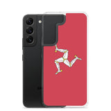 Coque téléphone drapeau de l’île de man - pixelforma