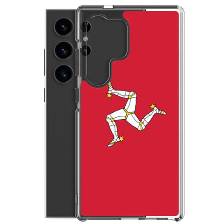 Coque téléphone drapeau de l’île de man - pixelforma