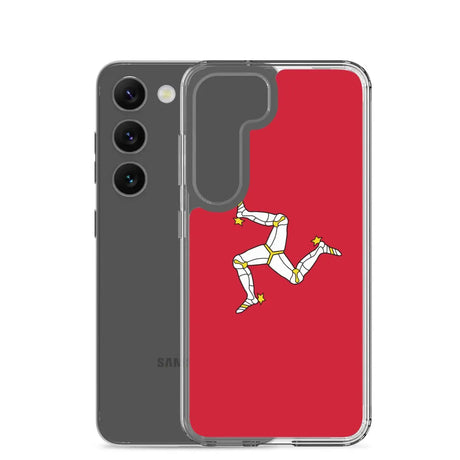Coque téléphone drapeau de l’île de man - pixelforma