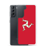 Coque téléphone drapeau de l’île de man - pixelforma