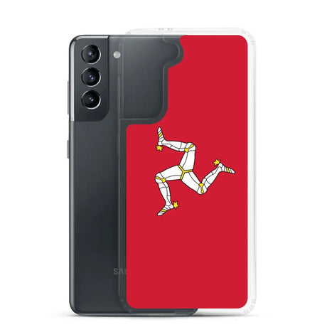 Coque téléphone drapeau de l’île de man - pixelforma
