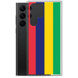 Coque téléphone drapeau de l’île maurice - pixelforma