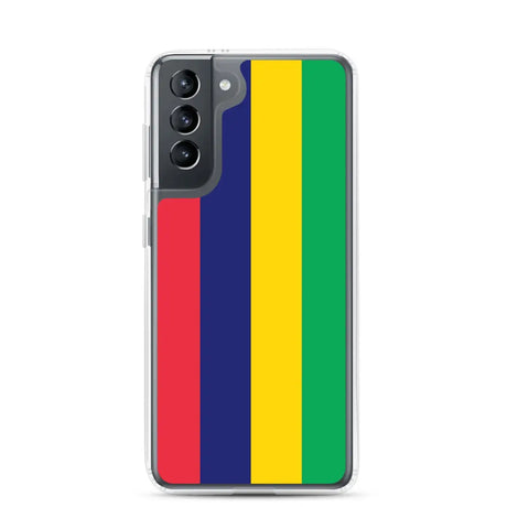 Coque téléphone drapeau de l’île maurice - pixelforma