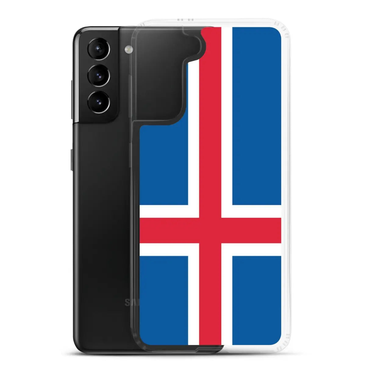 Coque Téléphone Drapeau de l'Islande - Pixelforma 