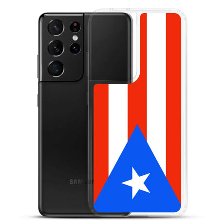 Coque téléphone drapeau de porto rico - pixelforma