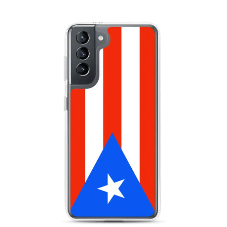 Coque téléphone drapeau de porto rico - pixelforma