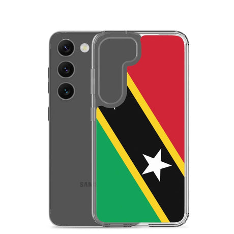 Coque Téléphone Drapeau de Saint-Christophe-et-Niévès - Pixelforma 