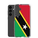 Coque Téléphone Drapeau de Saint-Christophe-et-Niévès - Pixelforma 